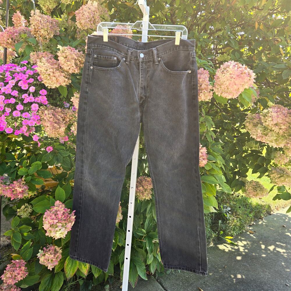 Levi's 505 Black Men's Jeans 100% Cotton size W36 L30